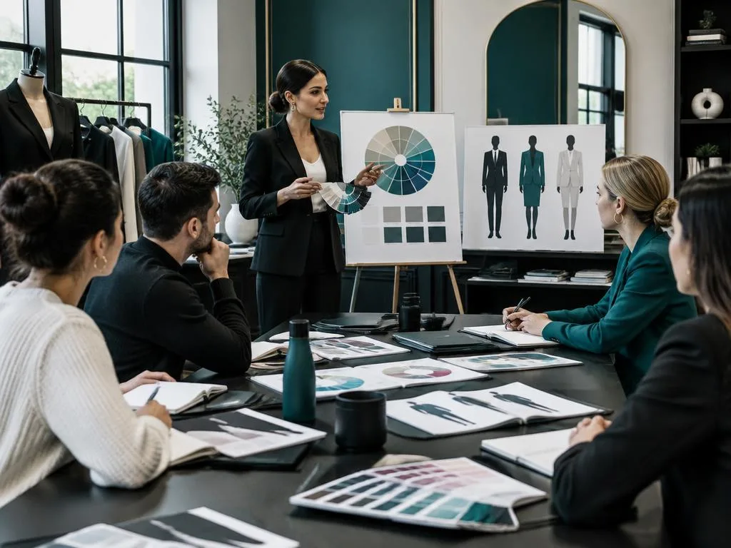 Clase aplicada sobre color y presentación profesional