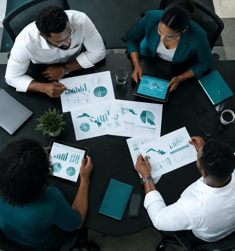 Equipo de investigación analizando resultados de un estudio